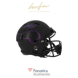 Adrian Peterson Minnesota Vikings Autographed Riddell Eclipse Alternate Speed Replica Helmet