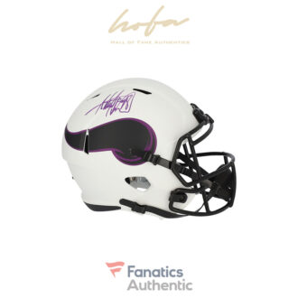 Adrian Peterson Minnesota Vikings Autographed Riddell Lunar Eclipse Speed Replica Helmet