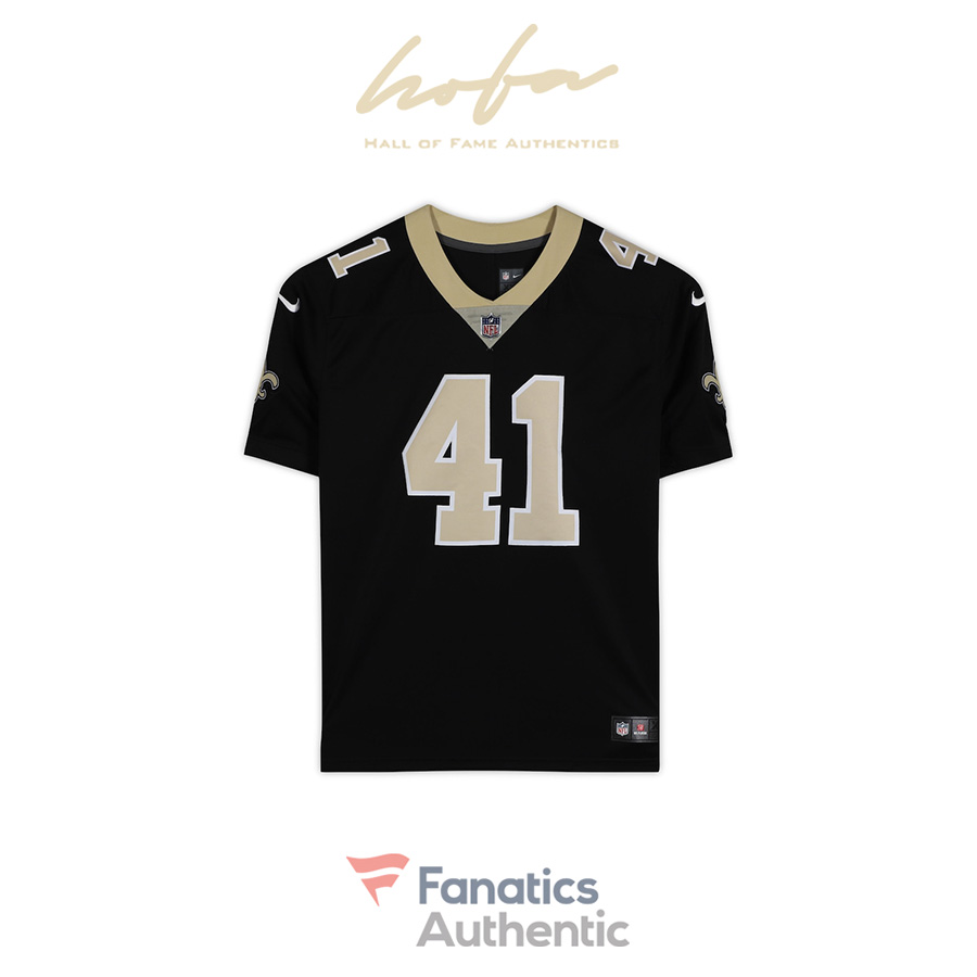 Alvin Kamara New Orleans Saints Autographed Nike Black Limited