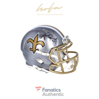 Alvin Kamara New Orleans Saints Autographed Riddell Flash Speed Mini Helmet