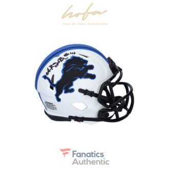 Amon-Ra St. Brown Detroit Lions Autographed Riddell Lunar Eclipse Alternate Speed Mini Helmet