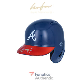 Andruw Jones Atlanta Braves Autographed Rawlings Mini Batting Helmet