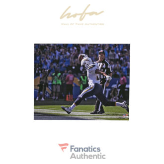 Austin Ekeler Los Angeles Chargers Autographed 16" x 20" First Touchdown Photograph with "1ST NFL TD 10/1/17" Inscription - Limited Edition of 30