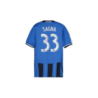 Bacary Sagna Montreal Impact Autographed Match-Used Blue #33 Jersey vs. Columbus Crew SC on October 6 2018