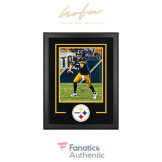 Ben Roethlisberger Pittsburgh Steelers Deluxe Framed Autographed 16" x 20" Vertical Photograph
