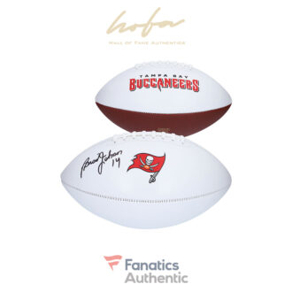 Brad Johnson Tampa Bay Buccaneers Autographed White Panel Football
