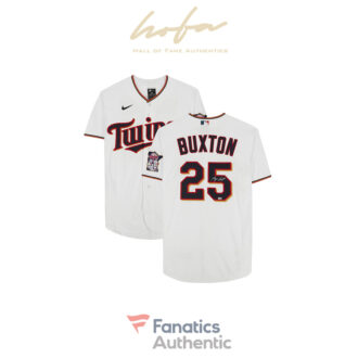 Byron Buxton Minnesota Twins Autographed White Nike Authentic Jersey