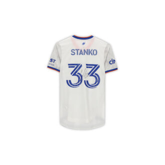 Caleb Stanko FC Cincinnati Autographed Match-Used #33 White Jersey from the 2020 MLS Season