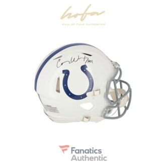 Carson Wentz Indianapolis Colts Autographed Riddell Speed Authentic Helmet