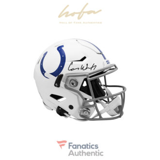 Carson Wentz Indianapolis Colts Autographed Riddell Speed Flex Authentic Helmet
