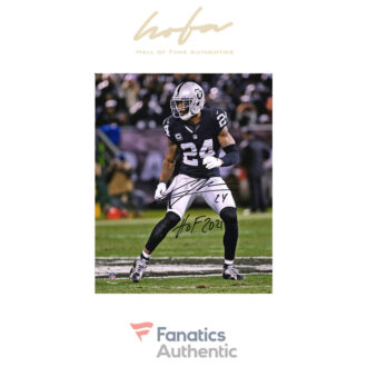 Charles Woodson Las Vegas Raiders Autographed 8" x 10" Stance Photograph with "HOF 2021" Inscription