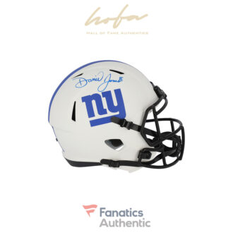 Daniel Jones New York Giants Autographed Riddell Lunar Eclipse Alternate Speed Replica Helmet