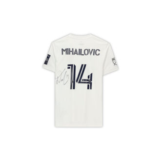 Djordje Mihailovic Chicago Fire Autographed Match-Used #14 White Jersey from the 2020 MLS Season