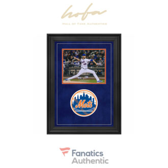 Jacob deGrom New York Mets Deluxe Framed Autographed 8" x 10" Throwing Photograph