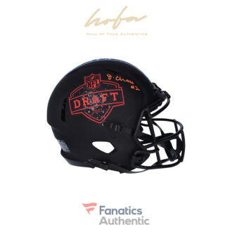 Ja'Marr Chase Cincinnati Bengals Autographed Riddell 2021 NFL Draft Logo Speed Authentic Helmet