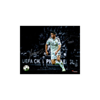 James Rodriguez Real Madrid Autographed 16'' x 20'' Spotlight Photograph- #2-9 11-49 of a Limited Edition of 50