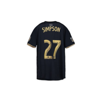 Jay Simpson Philadelphia Union Autographed Match-Used Navy #27 Jersey vs. New York City FC on October 28 2018