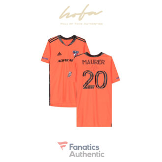 Jimmy Maurer FC Dallas Autographed Match-Used #24 Coral Jersey from the 2020 MLS Season