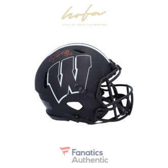 Joe Thomas Wisconsin Badgers Autographed Riddell Eclipse Alternate Speed Authentic Helmet