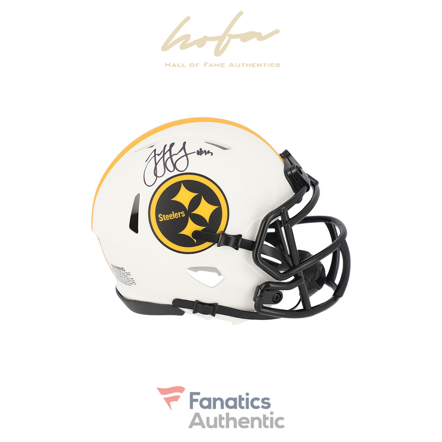 JuJu Smith-Schuster Pittsburgh Steelers Autographed Riddell Lunar