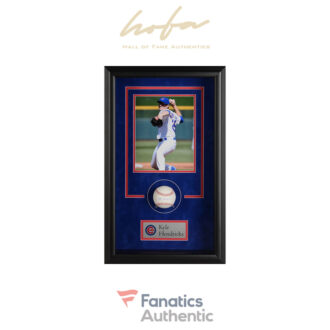 Kyle Hendricks Chicago Cubs Framed Autographed Baseball Shadowbox