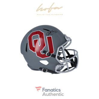Kyler Murray Oklahoma Sooners Fanatics Authentic Autographed Riddell Speed AMP Replica Helmet