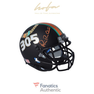 Michael Irvin Miami Hurricanes Autographed Schutt Tradition Mini Helmet - Fanatics Exclusive