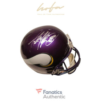 Minnesota Vikings Adrian Peterson Autographed Mini Helmet