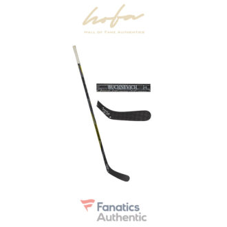 Pavel Buchnevich New York Rangers Autographed Game-Used Black Bauer Stick with No Tape from the 2017-18 NHL Season