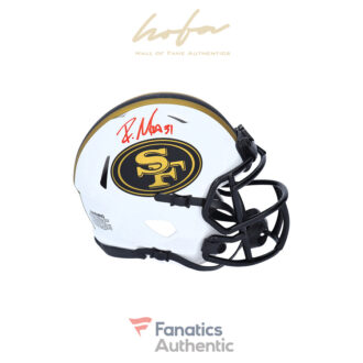 Raheem Mostert San Francisco 49ers Autographed Riddell Lunar Eclipse Alternate Speed Mini Helmet