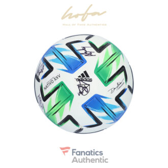 Real Salt Lake Multi-Signed Match-Used Soccer Ball from the 2020 MLS Season with 12 Signatures - AA02028
