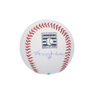 Reggie Jackson New York Yankees Autographed Hall of Fame Logo Baseball
