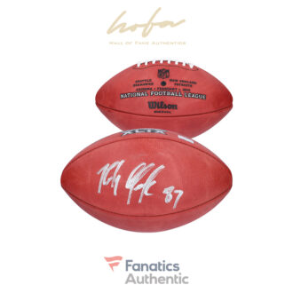 Rob Gronkowski New England Patriots Autographed Wilson Super Bowl XLIX Pro Football