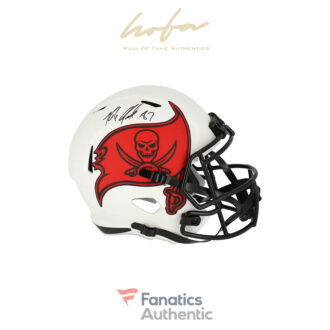 Rob Gronkowski Tampa Bay Buccaneers Autographed Riddell Lunar Eclipse Alternate Speed Replica Helmet
