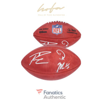 Russell Wilson & DK Metcalf Seattle Seahawks Autographed Wilson Duke Full Color Pro Football