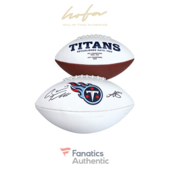 Ryan Tannehill Tennessee Titans Autographed White Panel Football