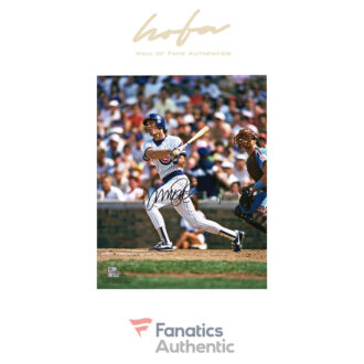 Ryne Sandberg Chicago Cubs Autographed 16" x 20" Hitting Photograph