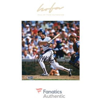 Ryne Sandberg Chicago Cubs Autographed 8" x 10" Hitting Photograph