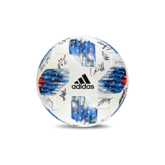 San Jose Earthquakes Autographed Match-Used Soccer Ball from the 2018 MLS Season with 20 Signatures