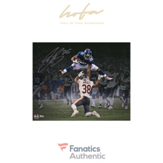 Saquon Barkley New York Giants Autographed 16" x 20" Hurdle Photograph