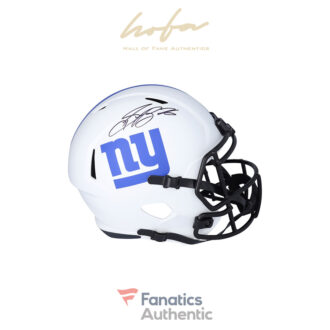 Saquon Barkley New York Giants Autographed Riddell Lunar Speed Replica Helmet