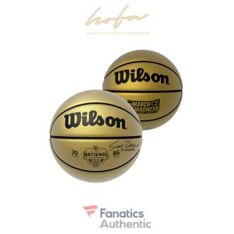 Scott Drew Baylor Bears Autographed 2021 Men's Basketball National Champions Logo Gold Basketball with "21 CHAMPS" Inscription
