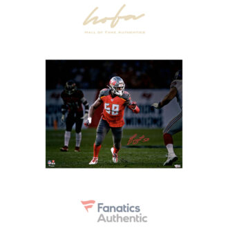 Shaquil Barrett Tampa Bay Buccaneers Autographed 16" x 20" At The Line Photograph
