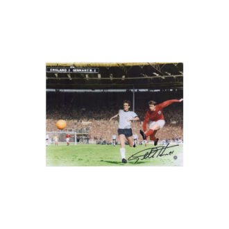 Sir Geoff Hurst England National Team Autographed 12" x 16" 1966 World Cup Final Goal Photograph