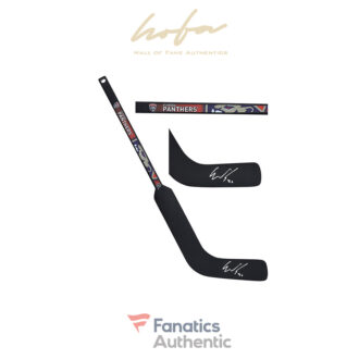 Spencer Knight Florida Panthers Autographed Hockey Stick