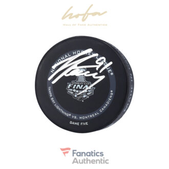 Steven Stamkos Tampa Bay Lightning Autographed 2021 Stanley Cup Champions Series-Clinching Official Game Puck