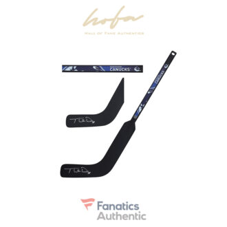 Thatcher Demko Vancouver Canucks Autographed Mini Composite Goalie Stick