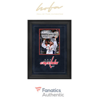 Tom Wilson Washington Capitals Deluxe Framed Autographed 8" x 10" 2018 Stanley Cup Champions Raising Cup Photograph