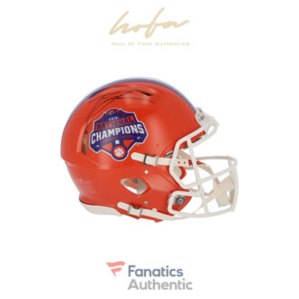 Trevor Lawrence Clemson Tigers Autographed Riddell Speed 2018 National Champions Authentic Helmet