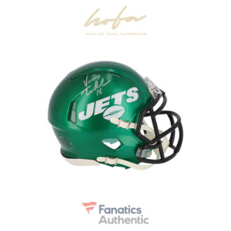 Vinny Testaverde New York Jets Autographed Riddell Speed Mini Helmet
